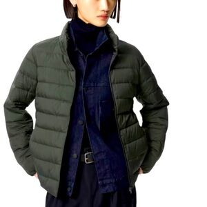Uniglo Ultra Light Down Mock Neck Black Jacket Size S|P